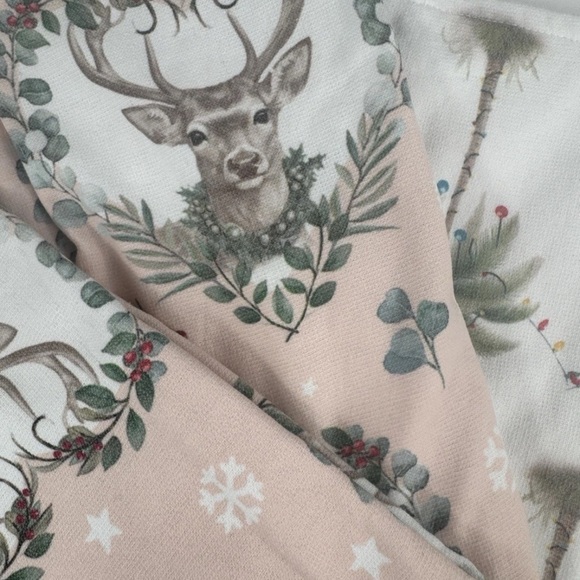 cupcakes & cashmere Other - Cupcakes & Cashmere Christmas Deer Kitchen Towels Set of 3 Coastal Cotton NWT